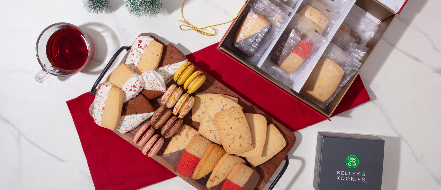 Holiday Dessert Board Kit with Macarons