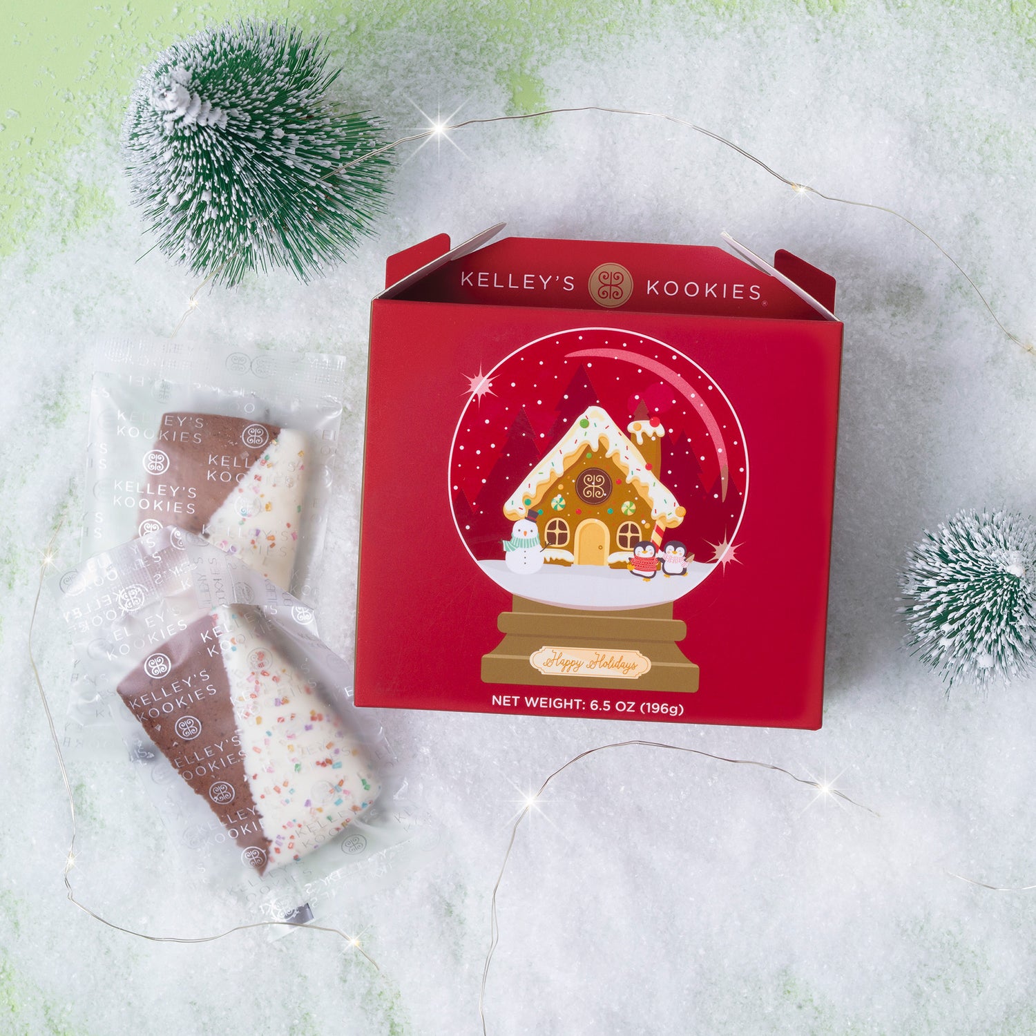 Krispy Gingerbread Gable Box