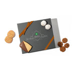 classic gift box with brown ribbon
