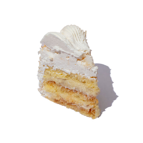 coconut caramel cake slice