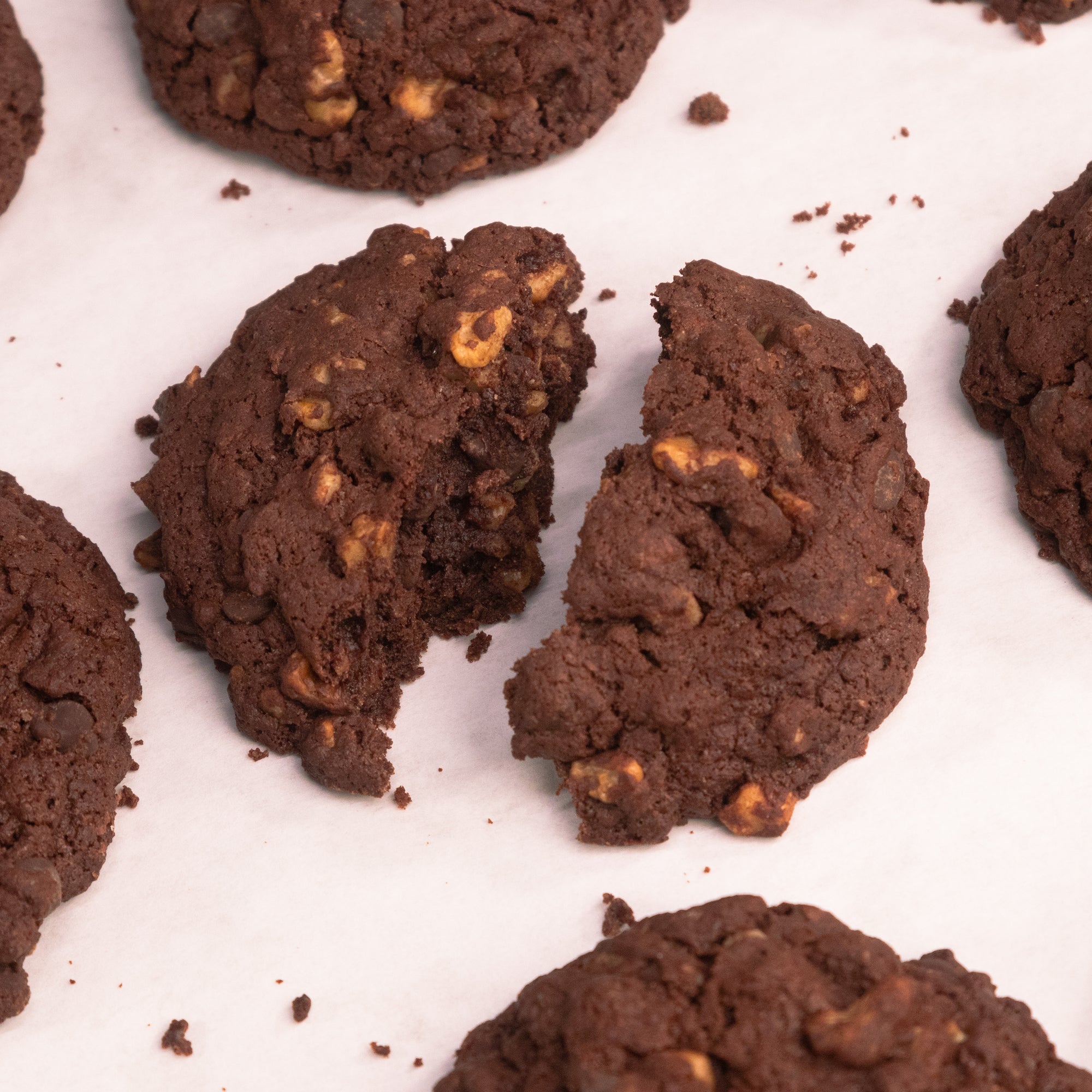 Double Chocolate Walnut Cookie – Kelleys Kookies