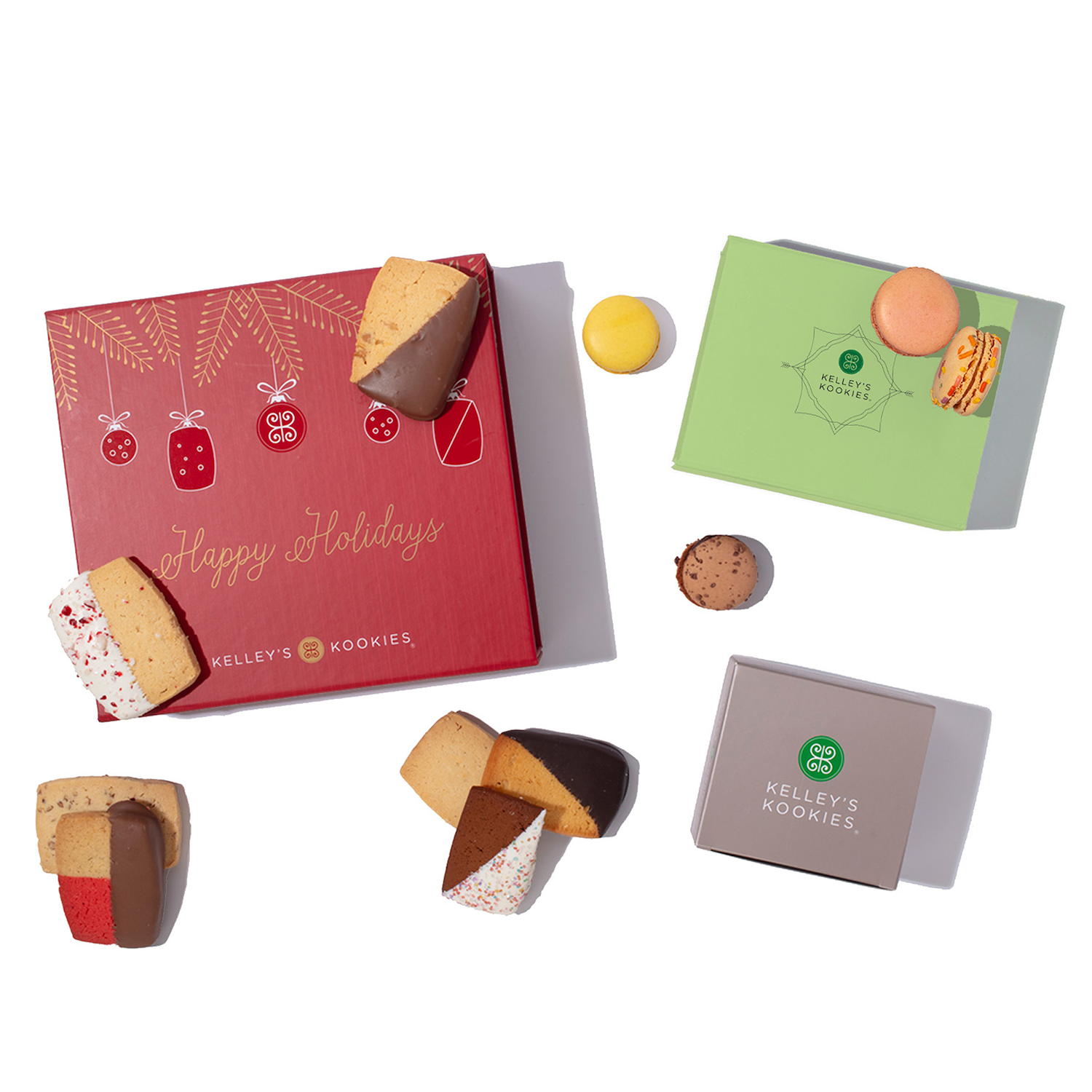 Holiday Dessert Board Kit with Macarons