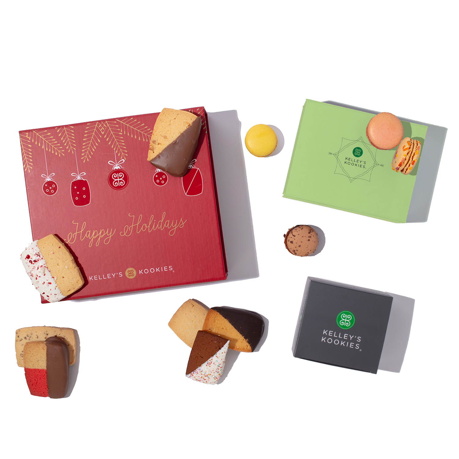 Holiday Dessert Board Kit with Macarons