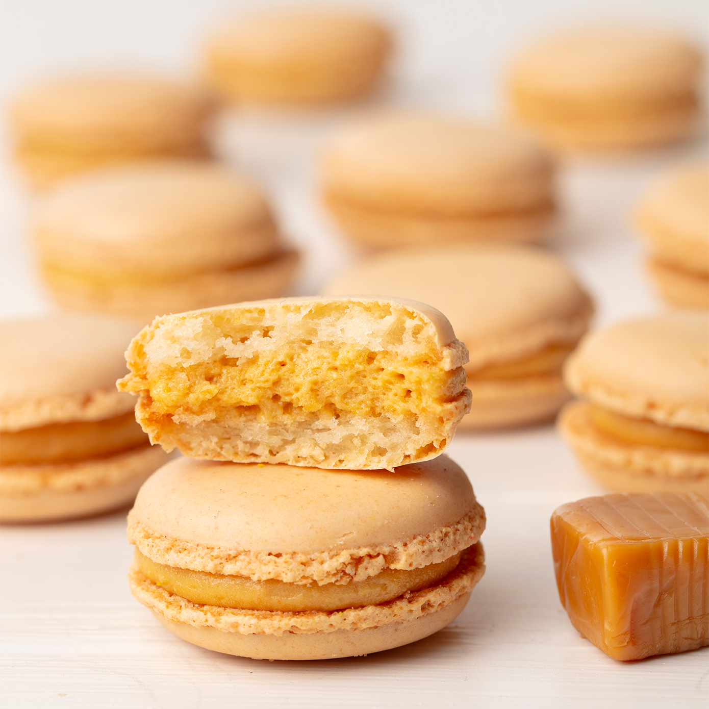 Salted Caramel Macaron