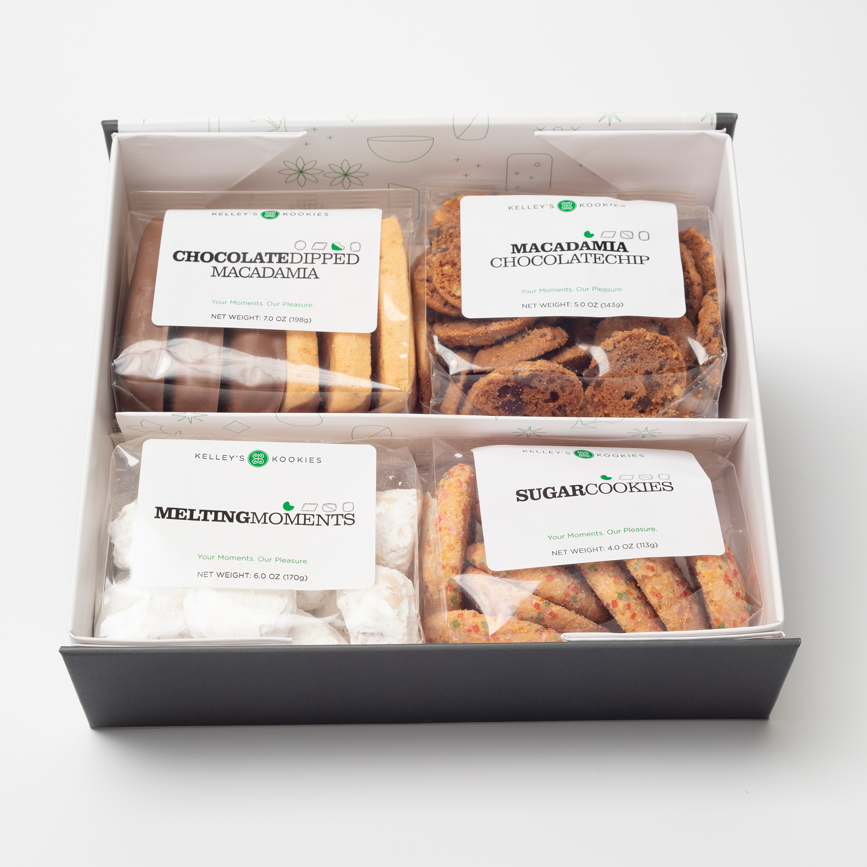 Classic Gift Box - Pre Assorted – Kelleys Kookies Classic Gift Box - Pre Assorted – Kelleys Kookies