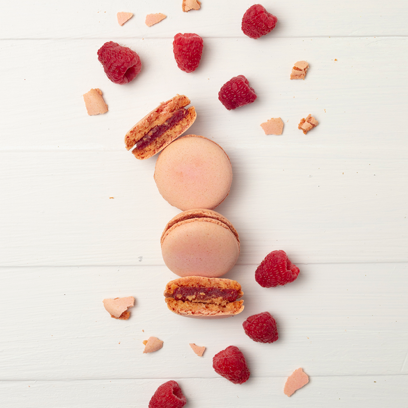 Raspberry Macaron